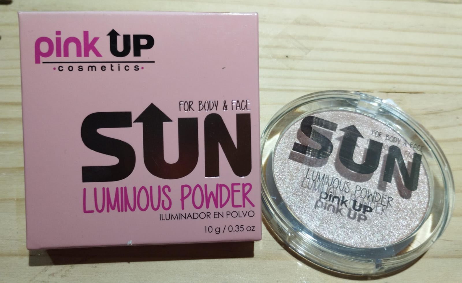 Iluminador Líquido Pink Up - SUN | Brillo Natural y Efecto Glow
